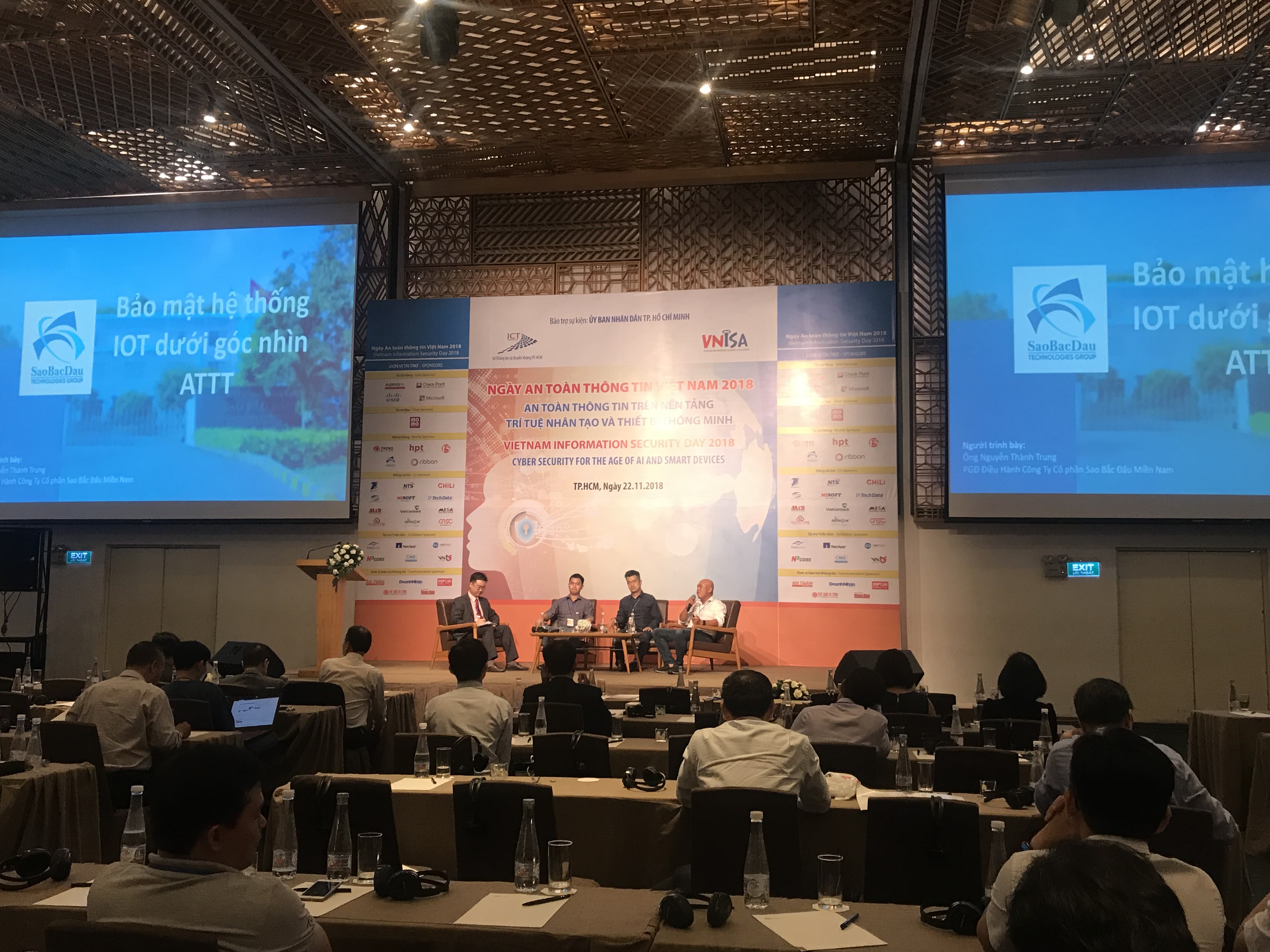 Công ty cổ phần công nghệ Sao Bắc Đẩu tham gia Hội thảo Ngày An toàn thông tin Việt Nam 2018