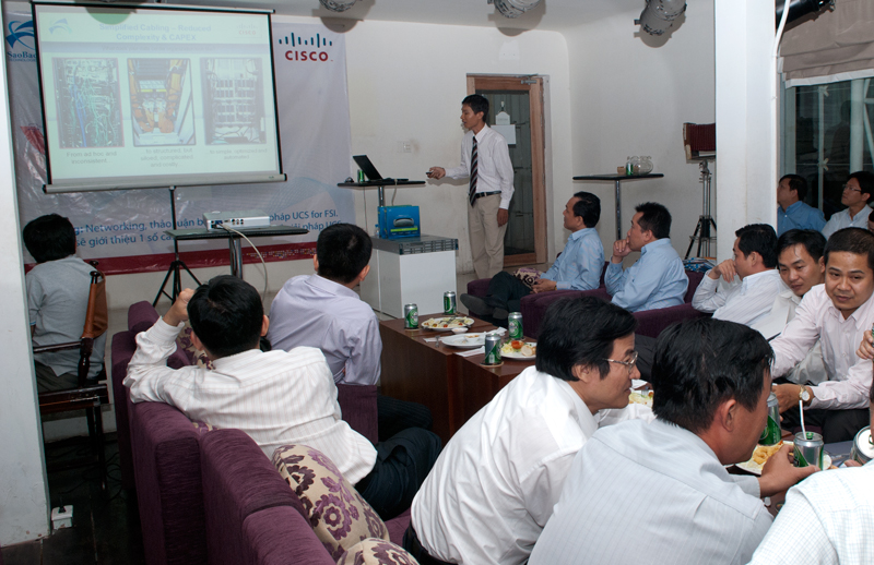 SaoBacDau and Cisco Vietnam Present "Mini talkshow UCS Solution for FSI