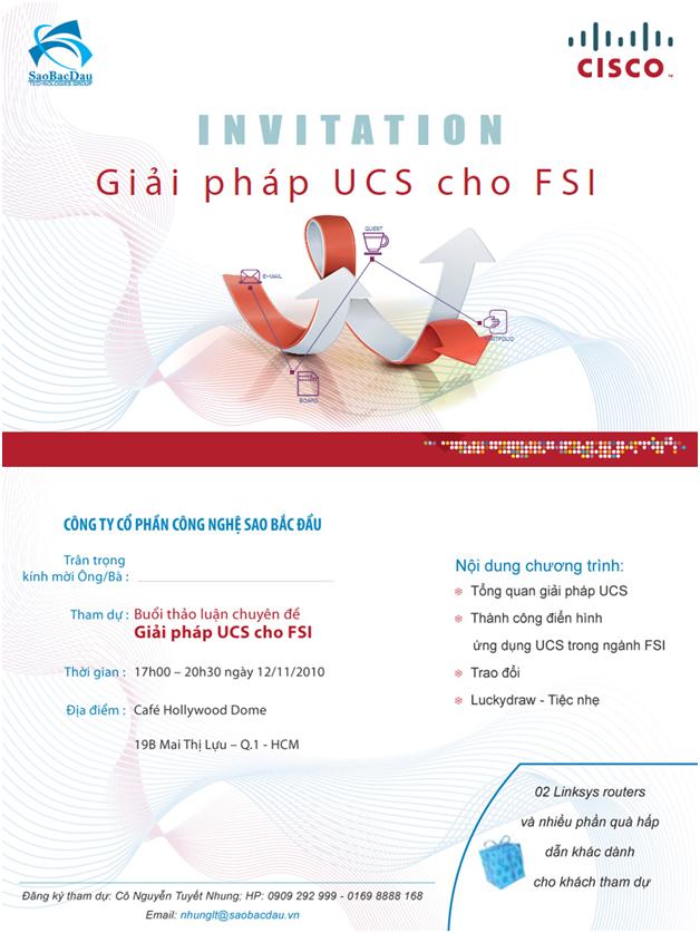 Sao Bắc Đẩu và Cisco Việt Nam tổ chức thảo luận chuyên đề giải pháp UCS cho ngành FSI