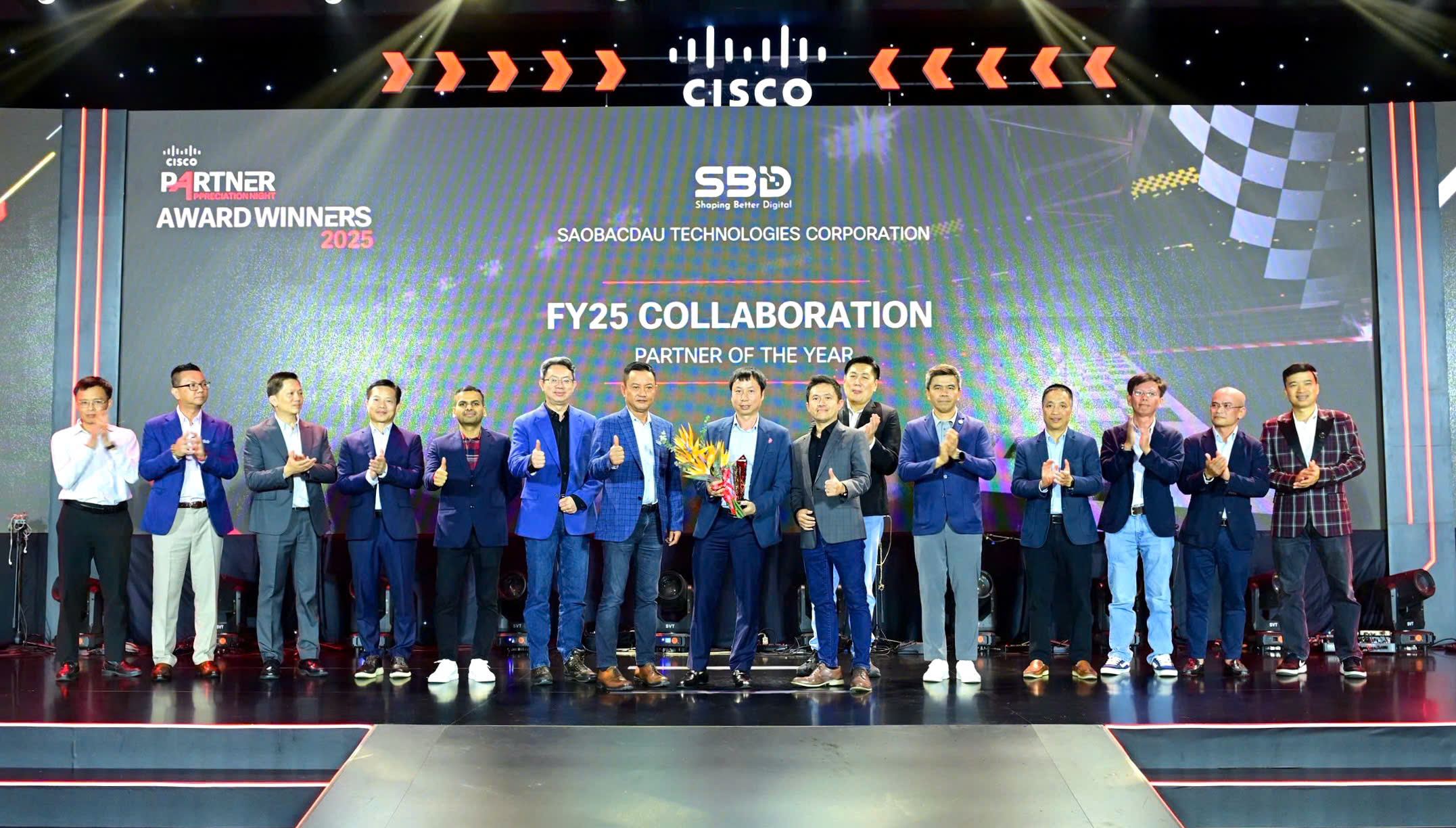 Đồng hành cùng Cisco Appreciation Day 2025:  SBD được vinh danh ở hạng mục Đối tác Collaboration FY25 và Giải Ba giao hữu pickleball