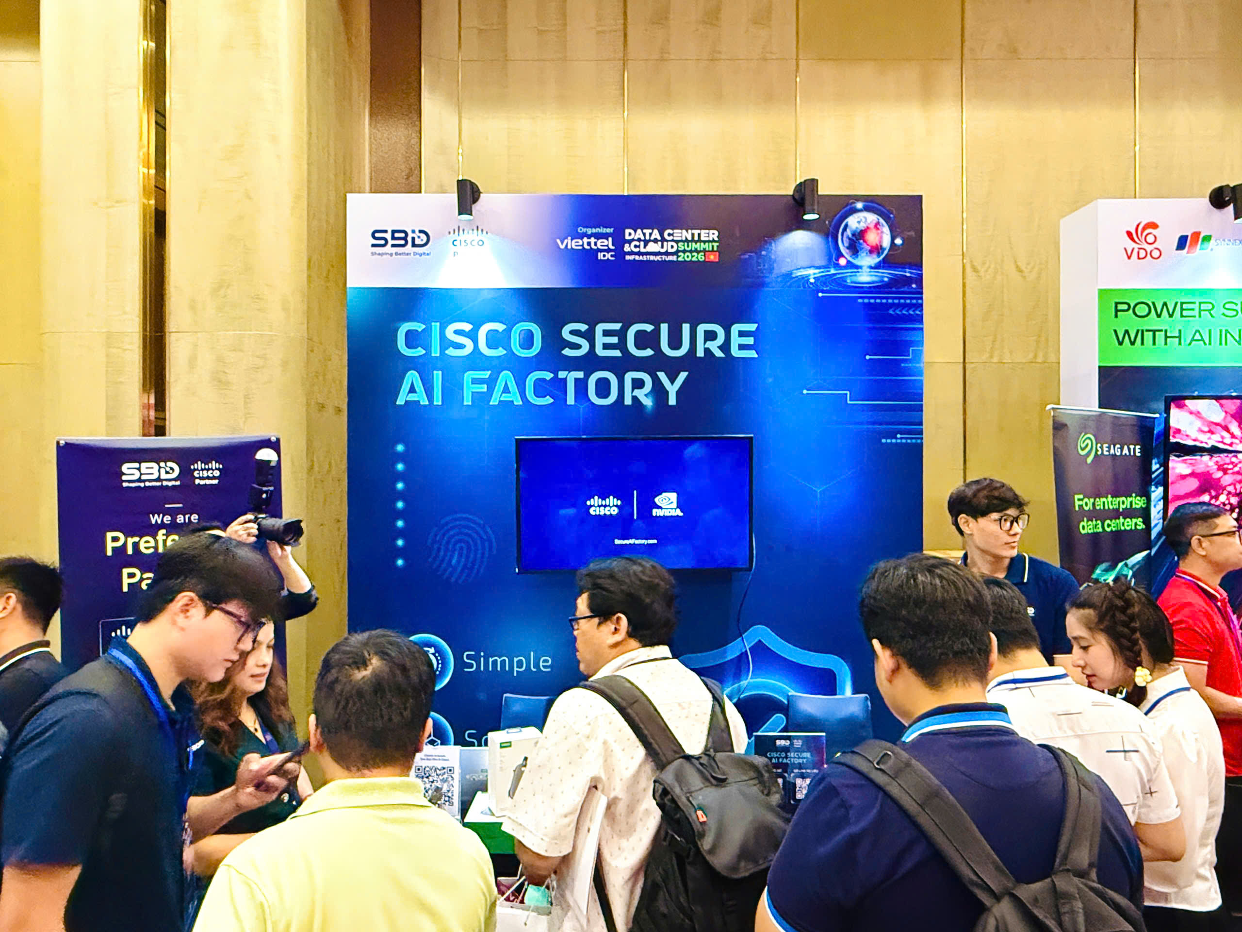 [SBD x CISCO] MANG GIẢI PHÁP  “CISCO SECURE AI FACTORY” TIẾP NỐI CHUỖI SỰ KIỆN VIETTEL DCCI SUMMIT 2026 TẠI HCM