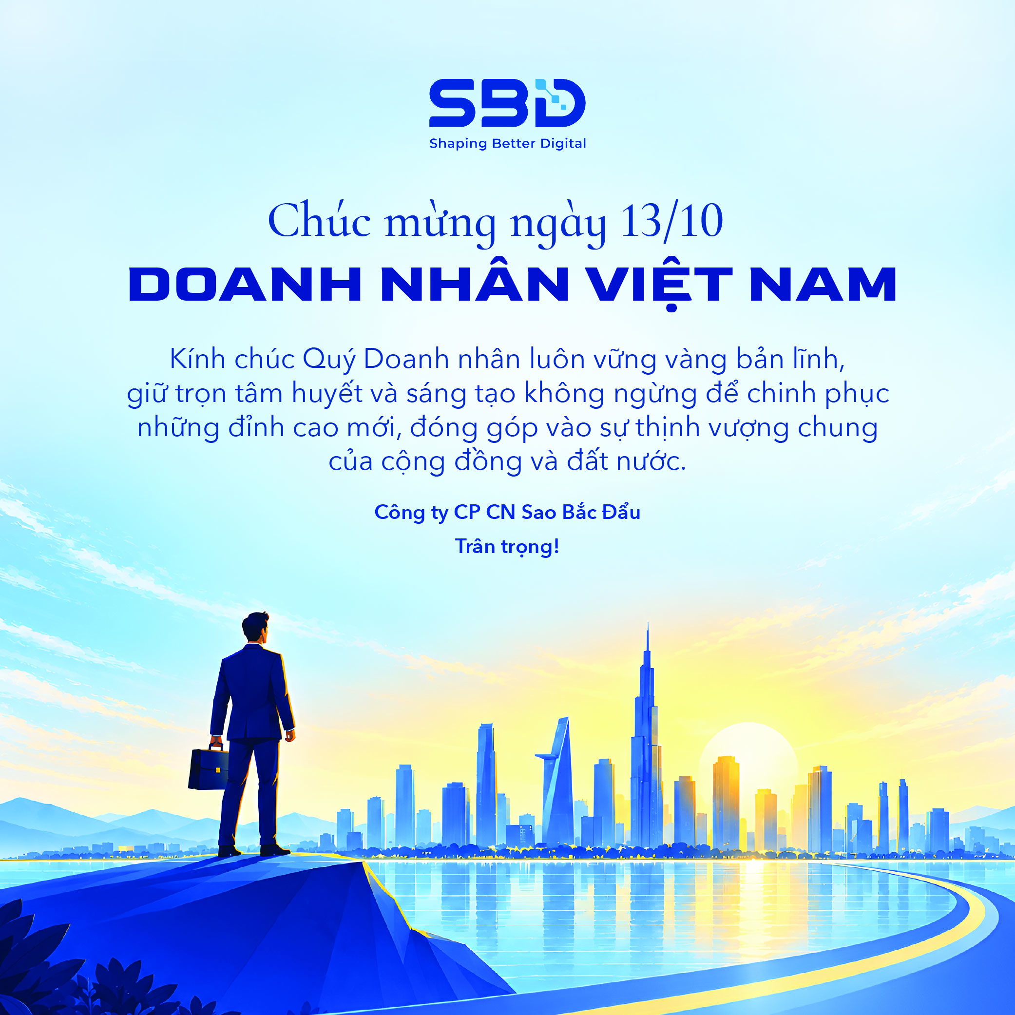 Chúc mừng ngày Doanh nhân Việt Nam 13/10
