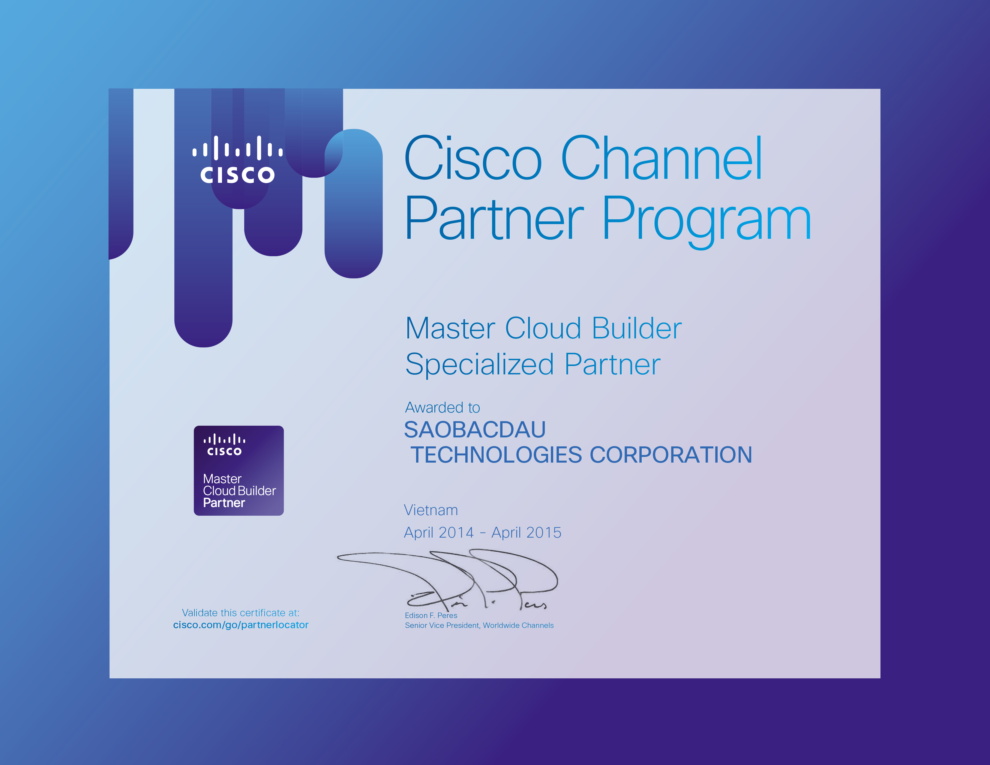 Sao Bắc Đẩu trở thành công ty đầu tiên tại Việt Nam đạt chứng nhận MASTER CLOUD BUILDER PARTNER của Cisco